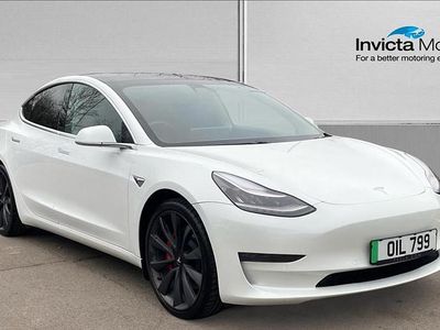 White Used 2020 Tesla Model 3 Performance Sedan | £16,500 (Good price)