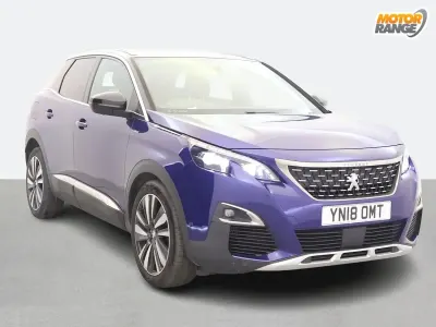 Used Peugeot 3008 Premium 130 HP (95 kW) 2018 Blue SUV