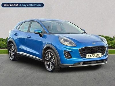 Blue Used 2022 Ford Puma Titanium Hatchback | £13,997 (Good price)