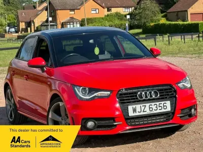 Used Audi A1 Sportback Black Edition 185 HP (136 kW) 2014 Red Hatchback