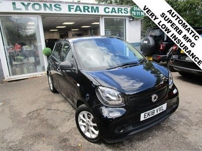 used Smart ForFour 1.0 PASSION 5d 71 BHP AUTOMATIC 15" ALLOYS + CLIMATE + CRUISE
