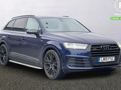 Blue Used 2019 Audi Q7 Black Edition SUV | £28,699 (Good price)