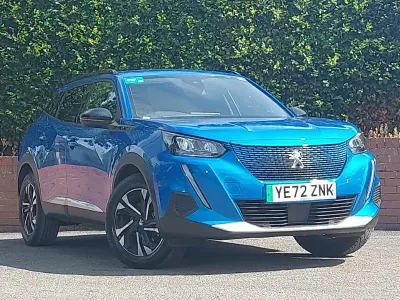 Used Peugeot e-2008 Allure Premium 100 kW (136 HP) 2022 Blue SUV