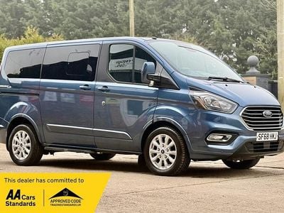 Used Ford Tourneo Custom Sport 2018 Blue Van