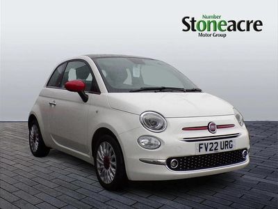 White Used 2022 Fiat 500 Red Hatchback | £10,495 (Fair price)