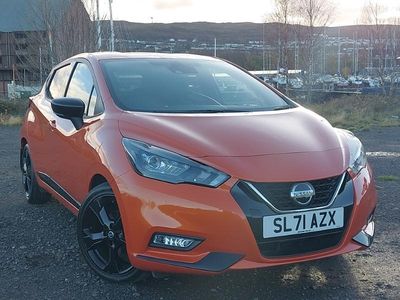Orange Used 2021 Nissan Micra Hatchback | £13,998 (Expensive)