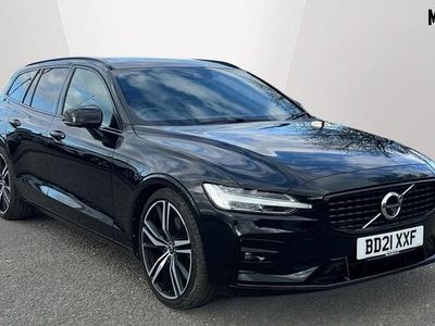 Used Volvo V60 R-Design 250 HP (183 kW) 2021 Black Estate
