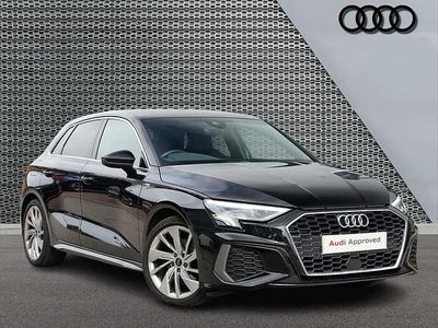 Used Audi A3 S-Line 147 HP (108 kW) 2021 Black Sedan