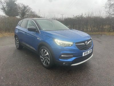 Used Vauxhall Grandland X Elite 130 HP (95 kW) 2018 Blue SUV