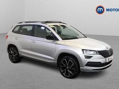 Used Skoda Karoq SportLine 150 HP (110 kW) 2020 Silver SUV