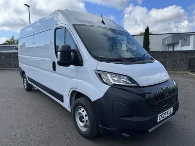 New Peugeot Boxer 2026 White Van