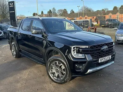 Uusi Ford Ranger Wildtrack 2025 Musta Nouto