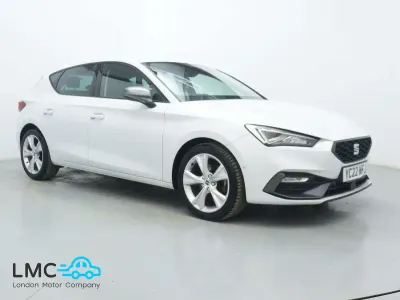 Used Seat Leon FR 130 HP (95 kW) 2022 White Hatchback