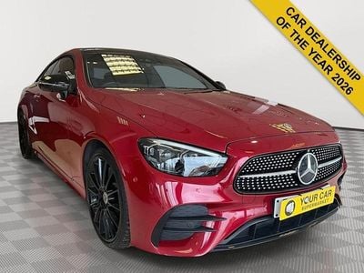 Used Mercedes E220 AMG Line Premium Plus 2021 Red Coupe