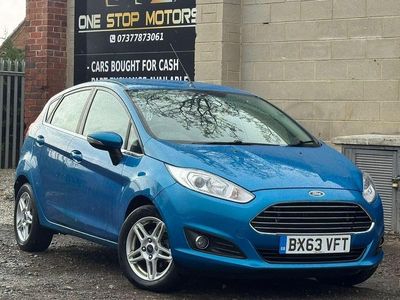 Used Ford Fiesta Zetec 2013 Blue Hatchback