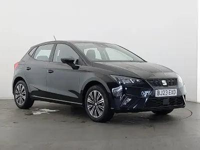 Used Seat Ibiza SE Technology 95 HP (69 kW) 2023 Black Hatchback