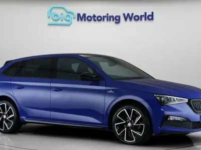 Used Skoda Scala Monte Carlo 150 HP (110 kW) 2023 Blue Hatchback