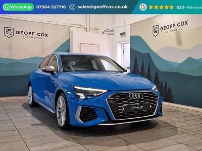 Blue Used 2021 Audi S3 Sportback Comfort Hatchback | £27,495 (Fair price)