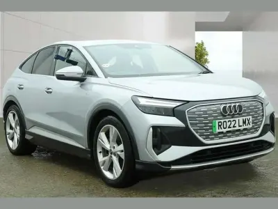 Used Audi Q4 e-tron S-Line 150 kW (204 HP) 2022 Silver SUV