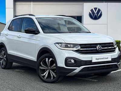 Used VW T-Cross Black Edition 110 HP (80 kW) 2023 White SUV