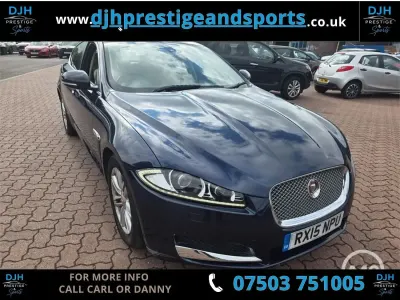 Used Jaguar XF Business Edition 163 HP (119 kW) 2015 Blue Sedan