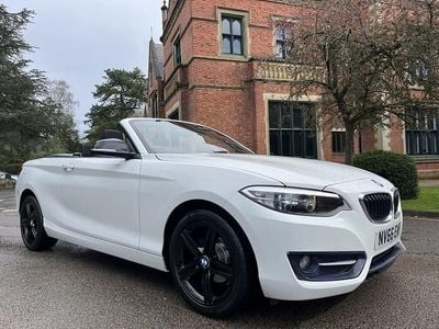 Used BMW 218 Sport Line 2016 White Cabriolet