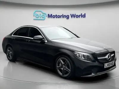 Used Mercedes C200 AMG line 198 HP (145 kW) 2019 Black Sedan