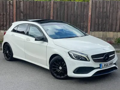 Used Mercedes A200 AMG Line Premium Plus 2016 White Hatchback