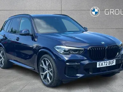 Used BMW X5 M Sport 282 HP (207 kW) 2022 Blue SUV