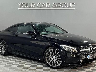 Black Used 2016 Mercedes C250 AMG line Coupe | £17,990