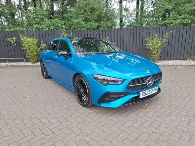 Used Mercedes CLA220 AMG Line Premium Plus 190 HP (139 kW) 2025 Blue Estate