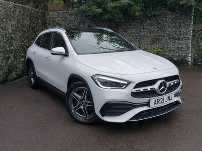 White Used 2021 Mercedes 200 AMG Line Premium Plus Hatchback | £26,298 (Fair price)
