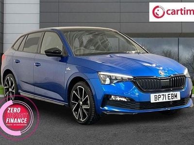Used Skoda Scala Monte Carlo 150 HP (110 kW) 2022 Blue Hatchback