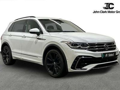 White Used 2021 VW Tiguan R-line SUV | £22,500 (Fair price)