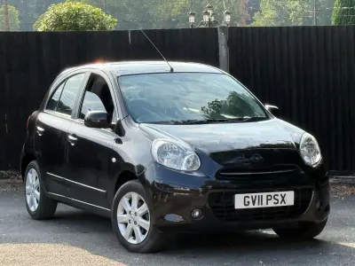 Used Nissan Micra Acenta 98 HP (72 kW) 2011 Black Hatchback