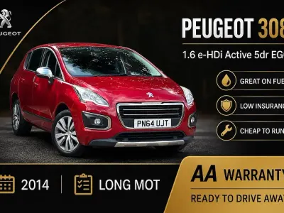 Used Peugeot 3008 Active 2014 Red Estate