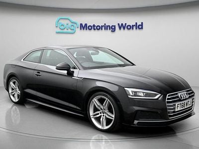 Used Audi A5 S-Line 190 HP (139 kW) 2019 Black Coupe