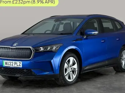 Used Skoda Enyaq iV ecoSuite 131 kW (179 HP) 2022 Blue SUV