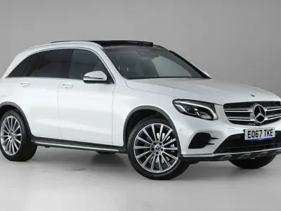 Used Mercedes GLC250 AMG Line Premium 204 HP (150 kW) 2017 White SUV