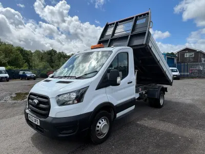 Used Ford Transit 130 HP (95 kW) 2022 White Cabriolet