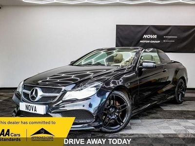 Used Mercedes E220 AMG 170 HP (125 kW) 2013 Black Cabriolet