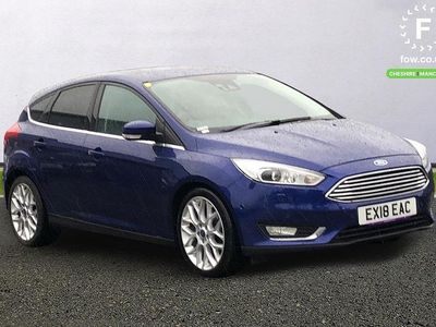 Blue Used 2017 Ford Focus Titanium X Hatchback | £11,099 (Fair price)