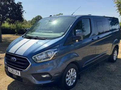 Used Ford Transit Custom Limited 185 HP (136 kW) 2020 Blue Van