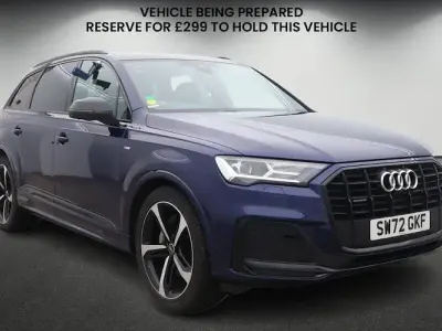 Used Audi Q7 Black Edition 286 HP (210 kW) 2023 Blue SUV
