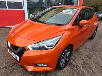 Used Nissan Micra Acenta Limited Edition 2019 Orange Hatchback
