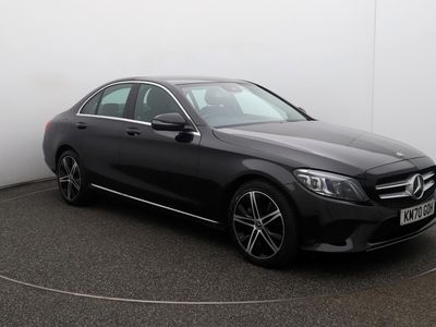 used Mercedes C200 C Class 1.5MHEV EQ Boost Sport Saloon 4dr Petrol G-Tronic+ Euro 6 (s/s) (198 ps) AMG body styling