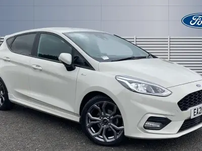 Used Ford Fiesta ST-Line 95 HP (69 kW) 2021 White Hatchback