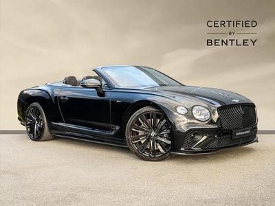 Used Bentley Continental GT Convertible 650 HP (478 kW) 2022 Black Cabriolet