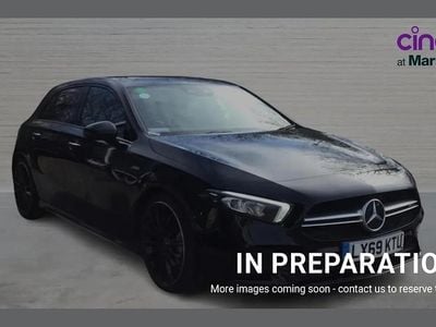 Used Mercedes A35 AMG Premium 306 HP (225 kW) 2019 Black Hatchback