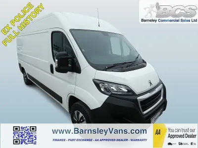 Used Peugeot Boxer 130 HP (95 kW) 2018 White Van